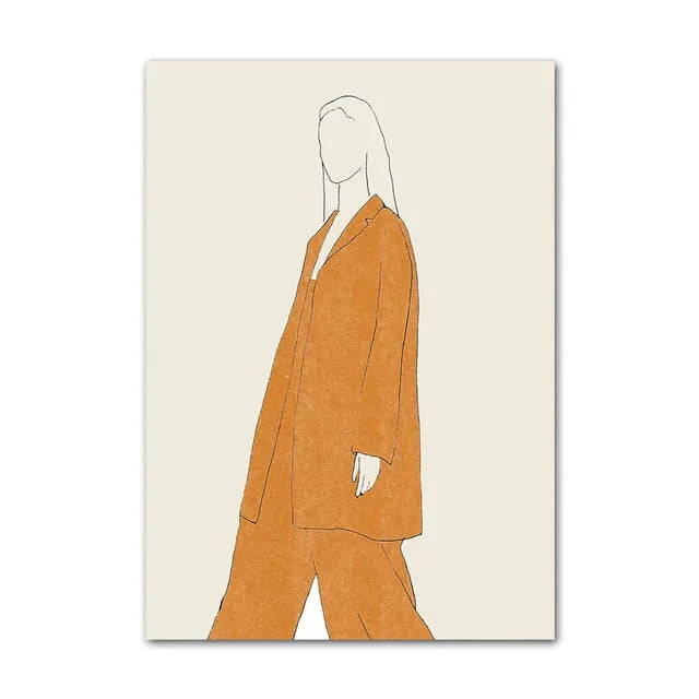 Minimalist Lemon Vase Wall Art