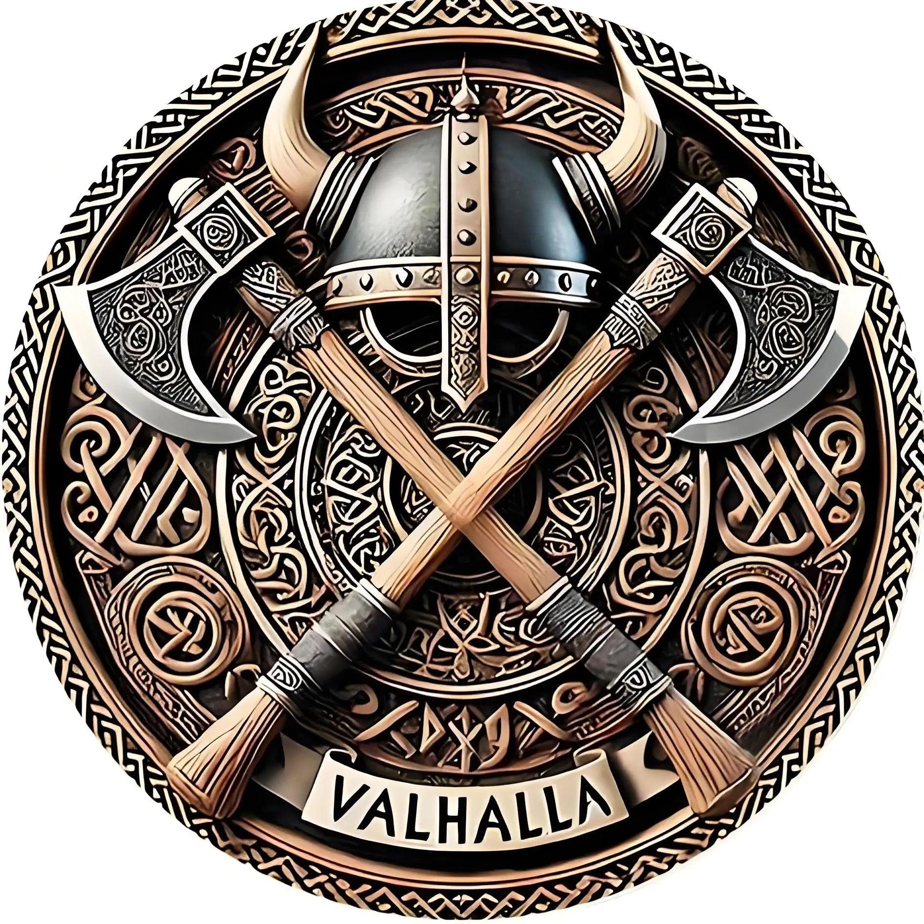 Viking Axes Aluminum Wall Sign