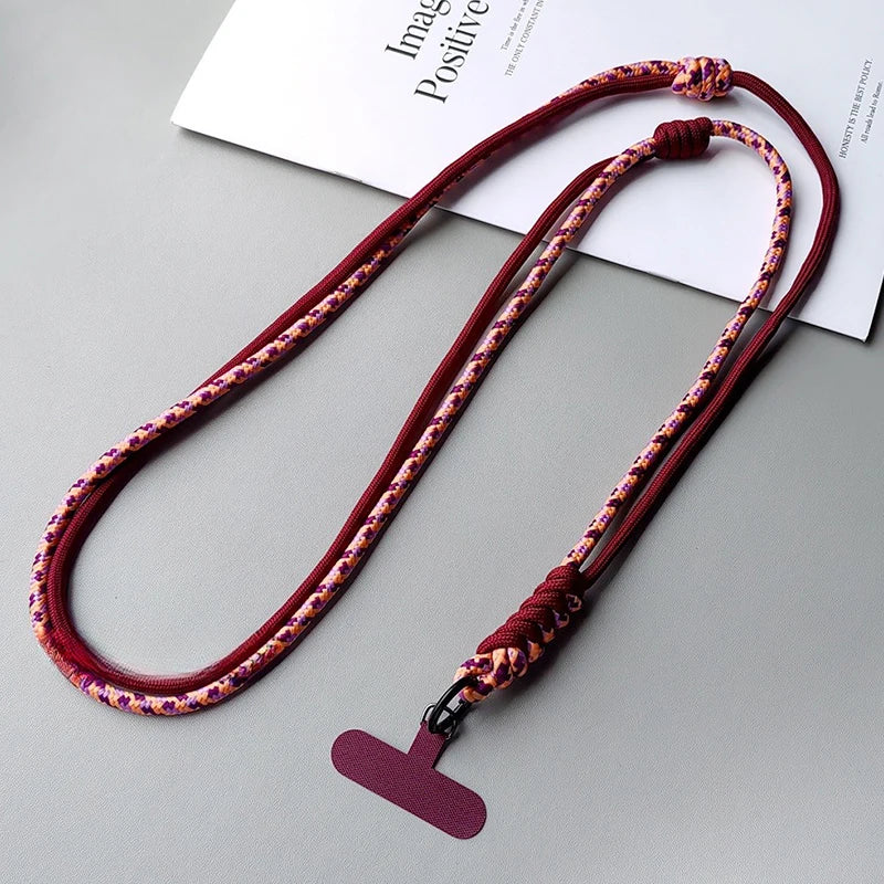 Braided Crossbody Phone Lanyard