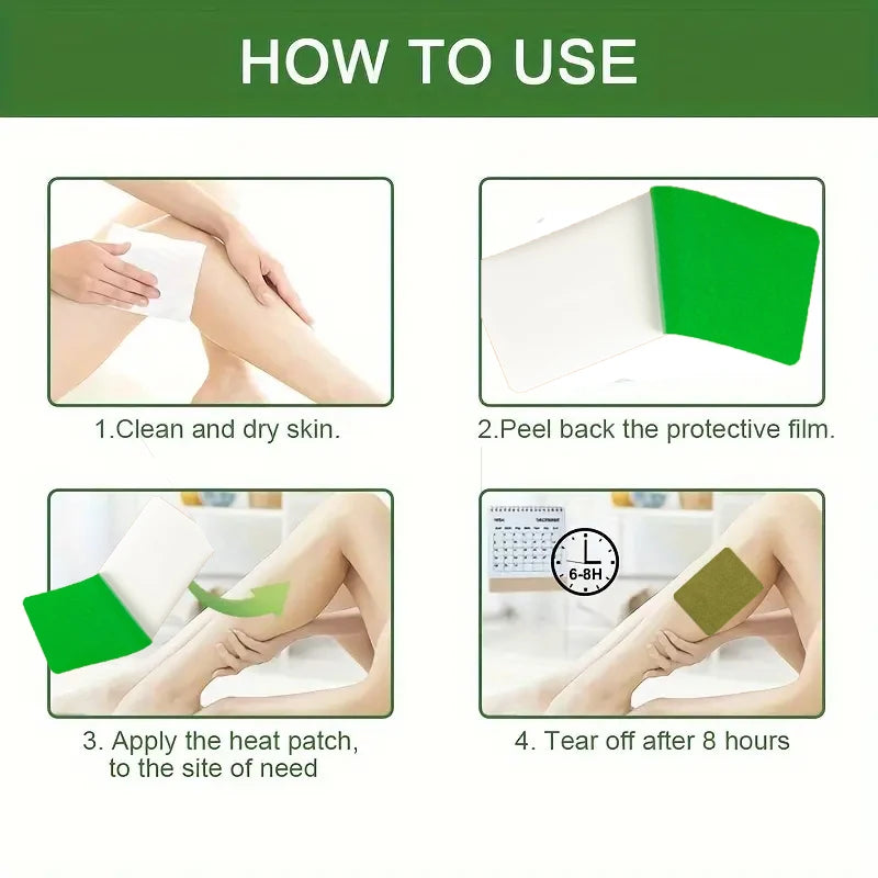Self-Heating Lumbar Back Patches