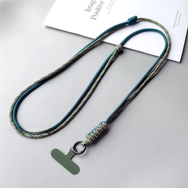 Braided Crossbody Phone Lanyard