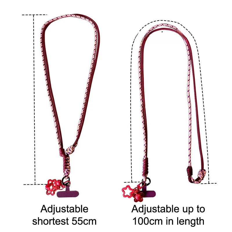Braided Crossbody Phone Lanyard