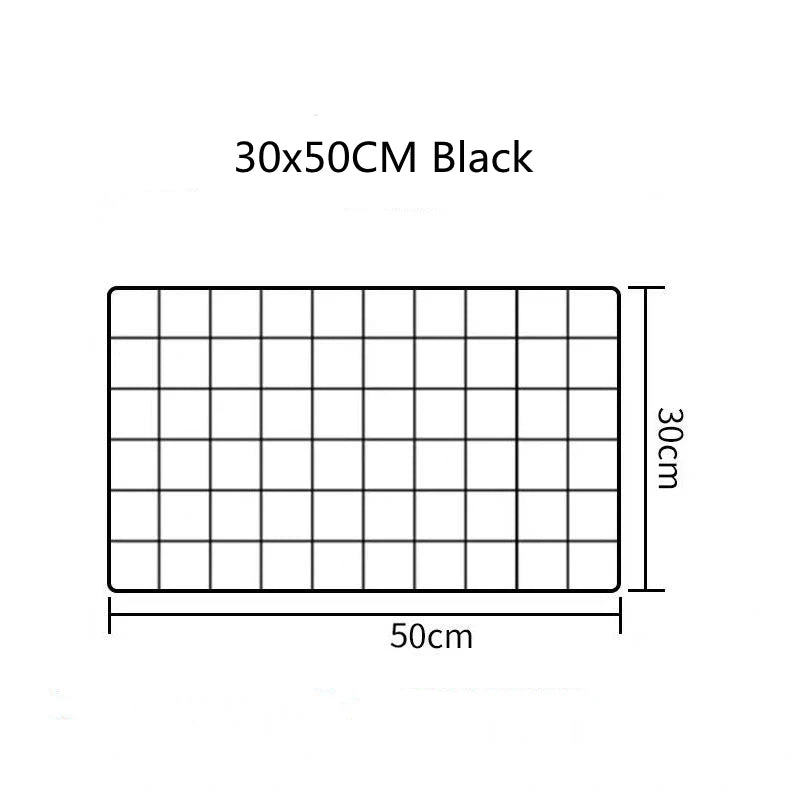 Iron Grid Photo Display Panel