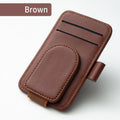 Leather Car Glasses Clip