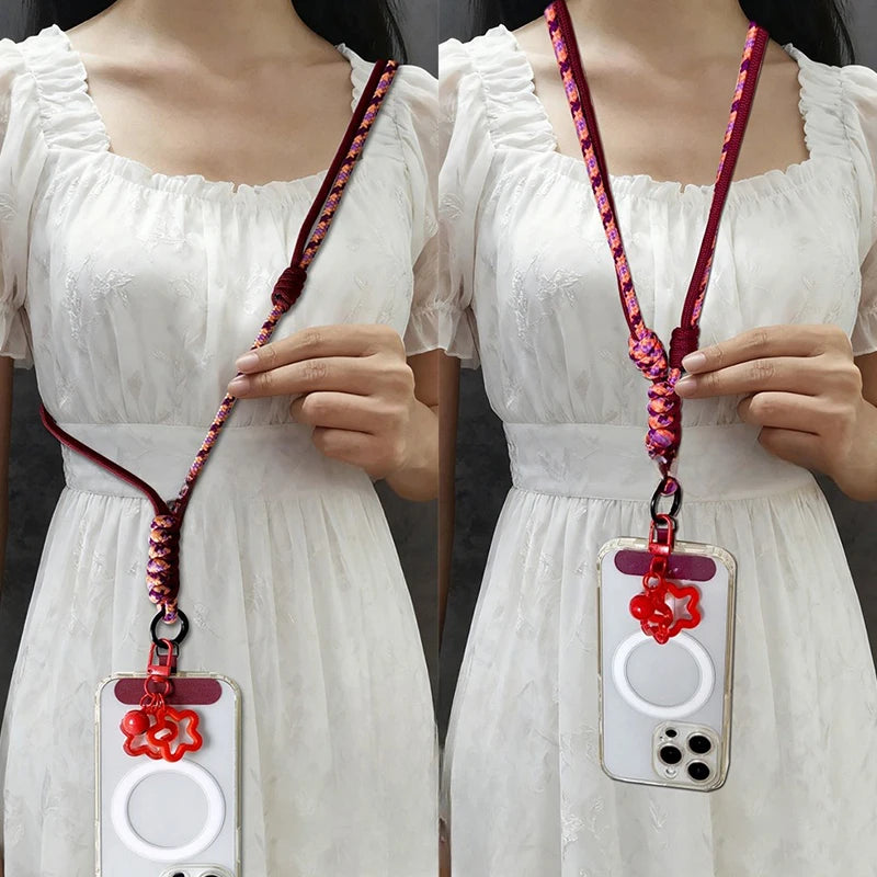 Braided Crossbody Phone Lanyard