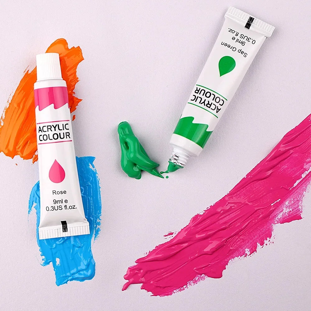 12-Color Acrylic Paint Set