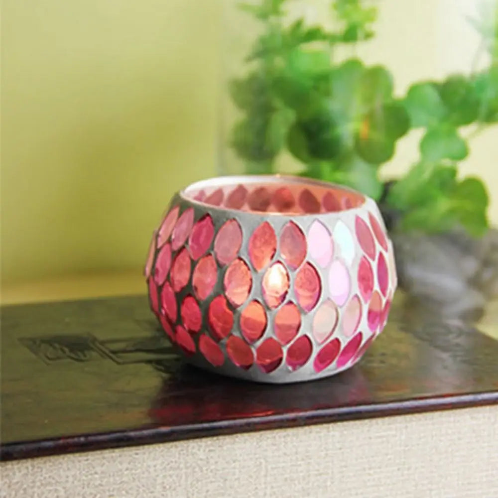 Moroccan Mosaic Votive Holder