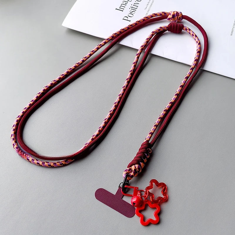 Braided Crossbody Phone Lanyard