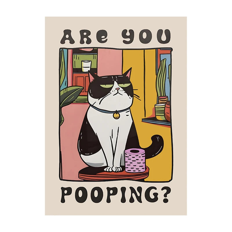 Cat Chef Kitchen Canvas Art