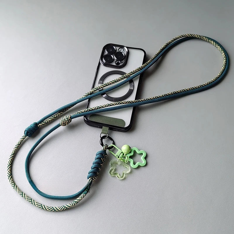 Braided Crossbody Phone Lanyard