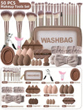 50-Piece Makeup Kit with Bag