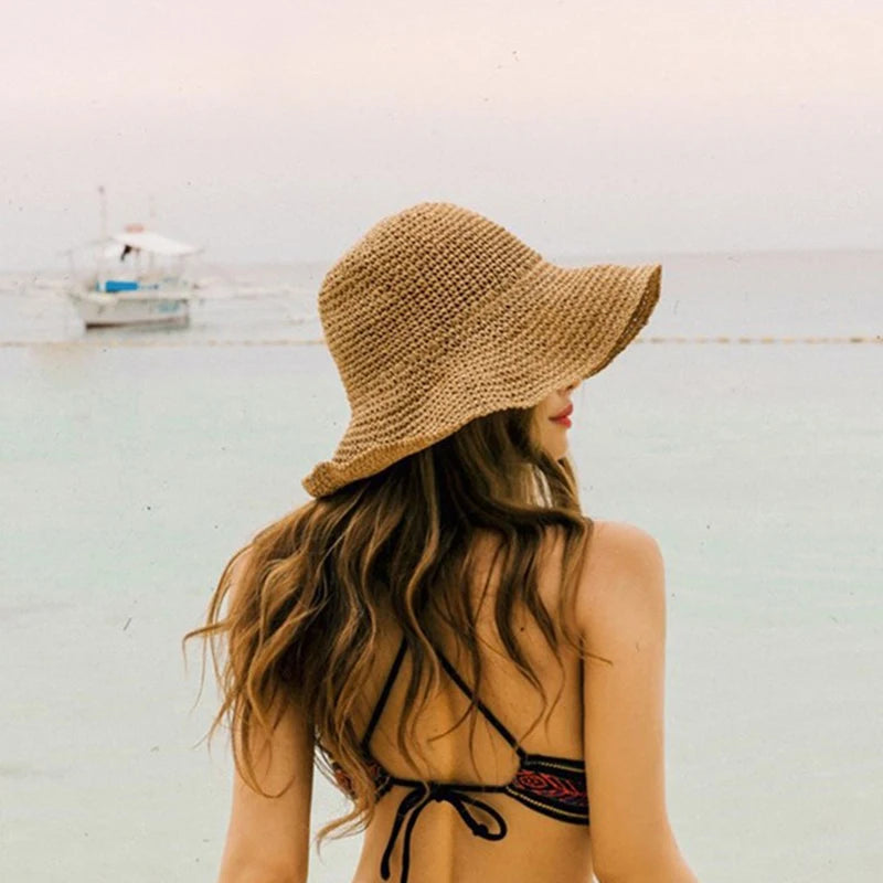 Woven Straw Sun Hat