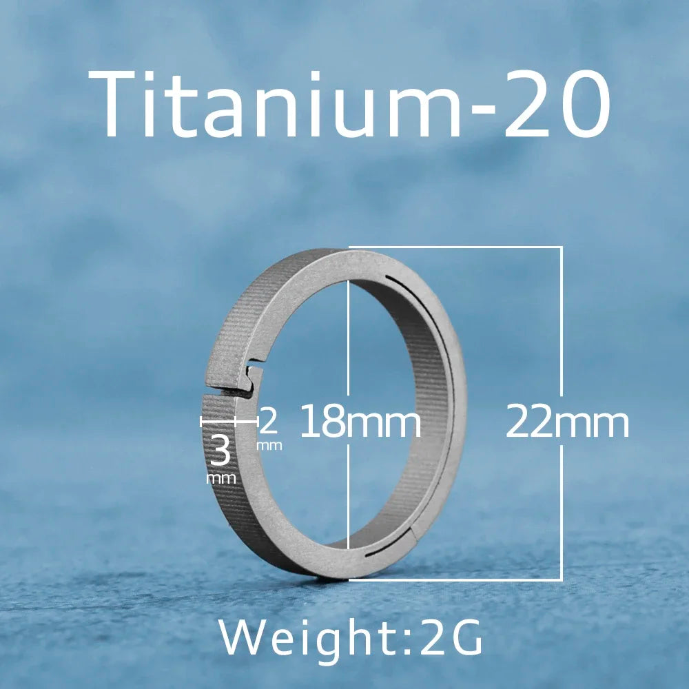 Titanium Flat Key Organizer