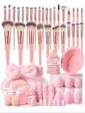 68-Piece Makeup Set with Sponges