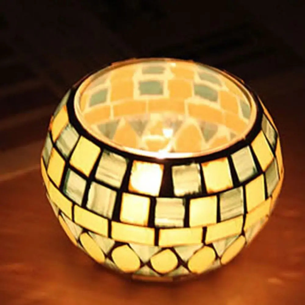 Moroccan Mosaic Votive Holder