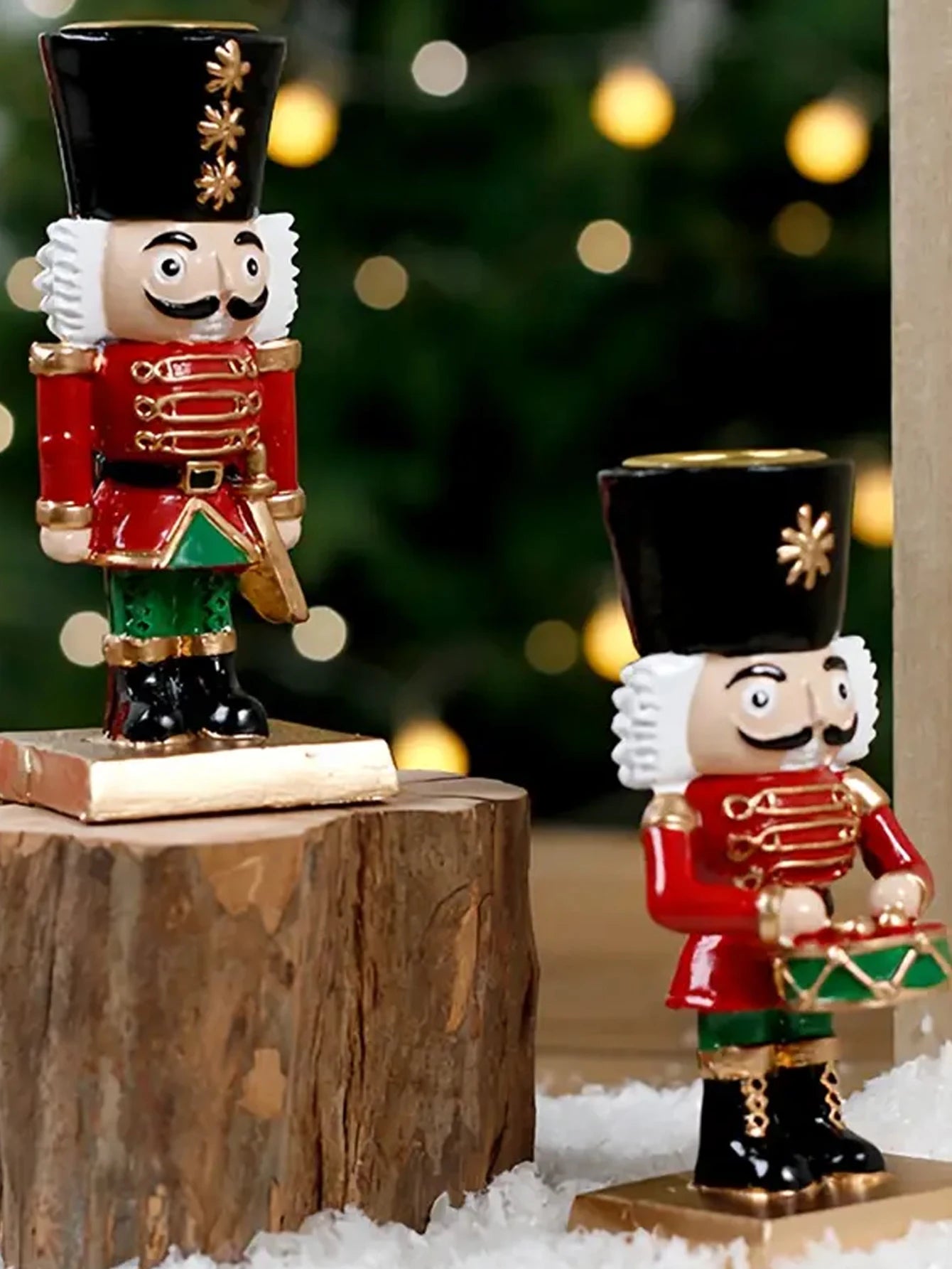 Nutcracker Candle Holder