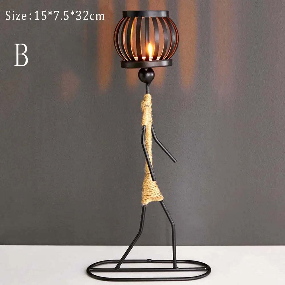 Nordic Figurine Candle Holder