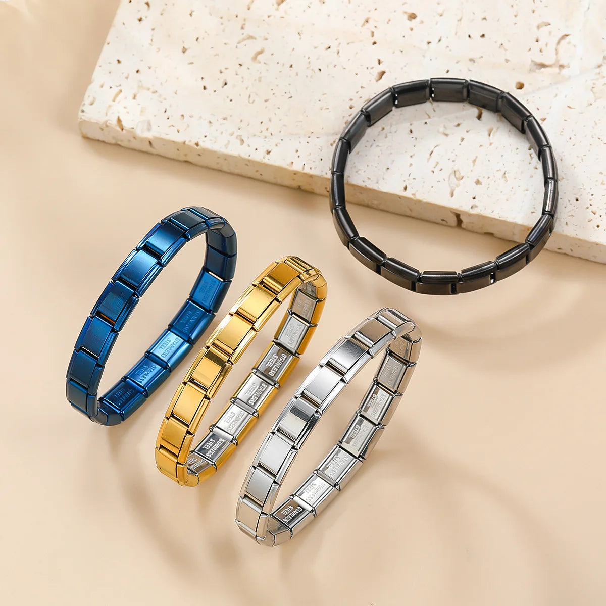 Italian Square Link Bracelet