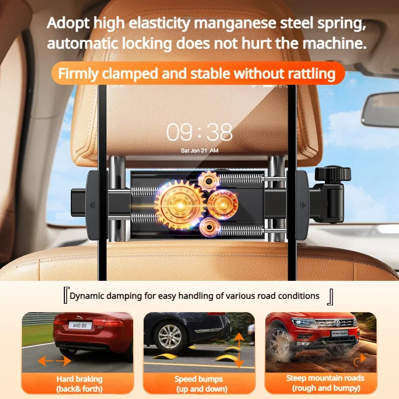 Car Headrest Phone & Tablet Holder