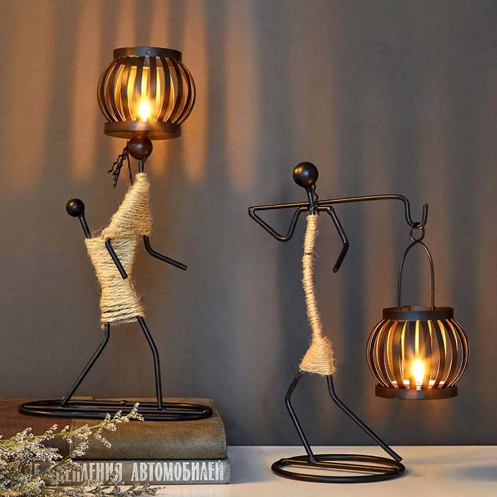 Nordic Figurine Candle Holder