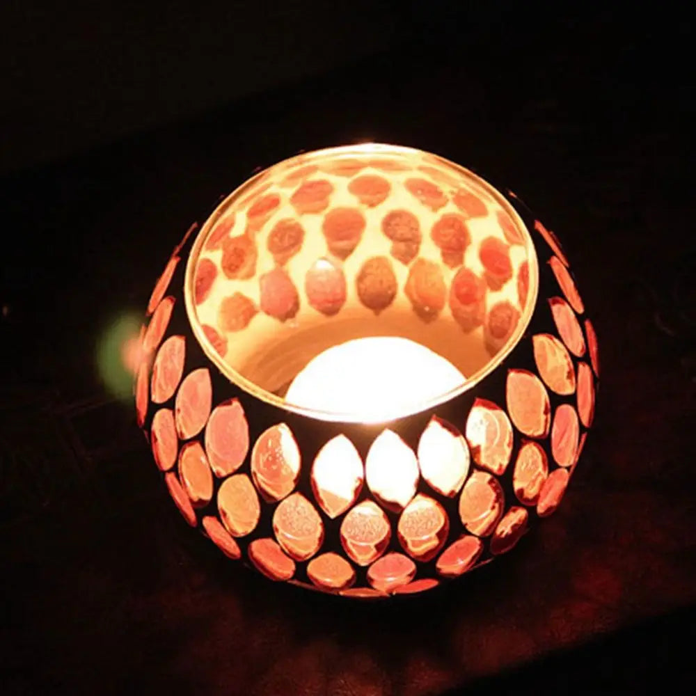Moroccan Mosaic Votive Holder
