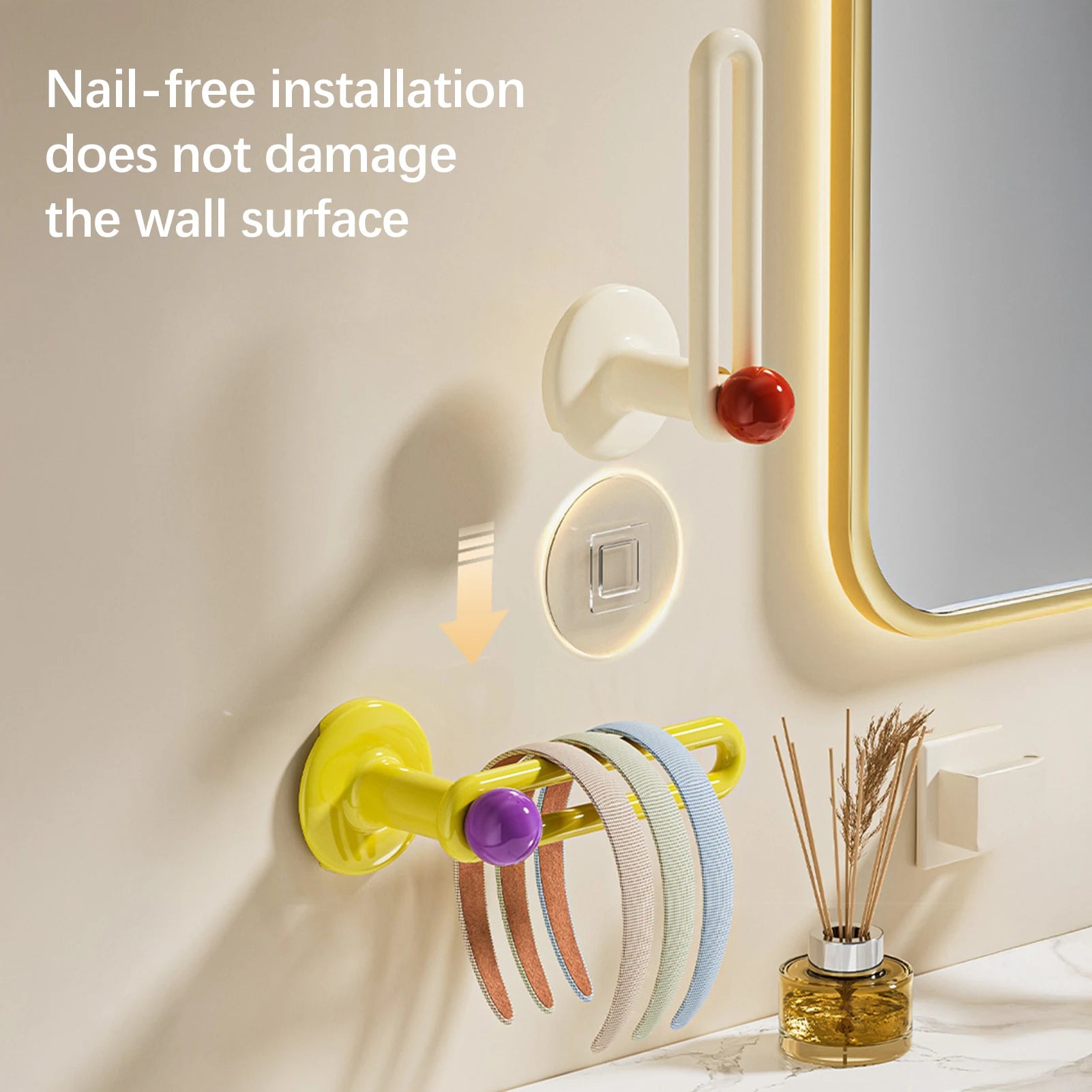 L-Shape Adhesive Wall Hooks