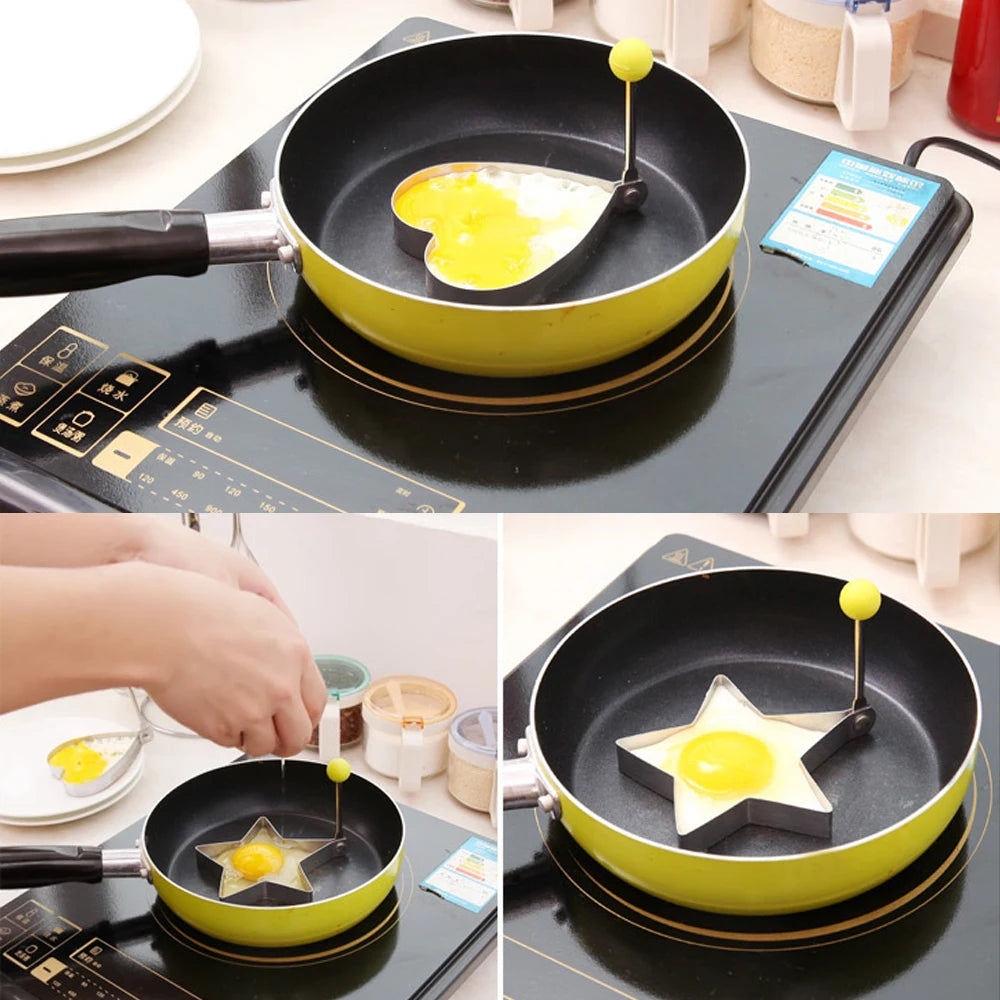 Steel Egg Ring Molds (5-Pack)