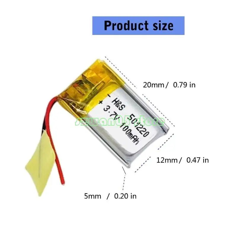 3.7V Rechargeable Lithium Battery