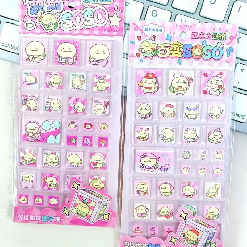 Retro Cartoon Tile Stickers