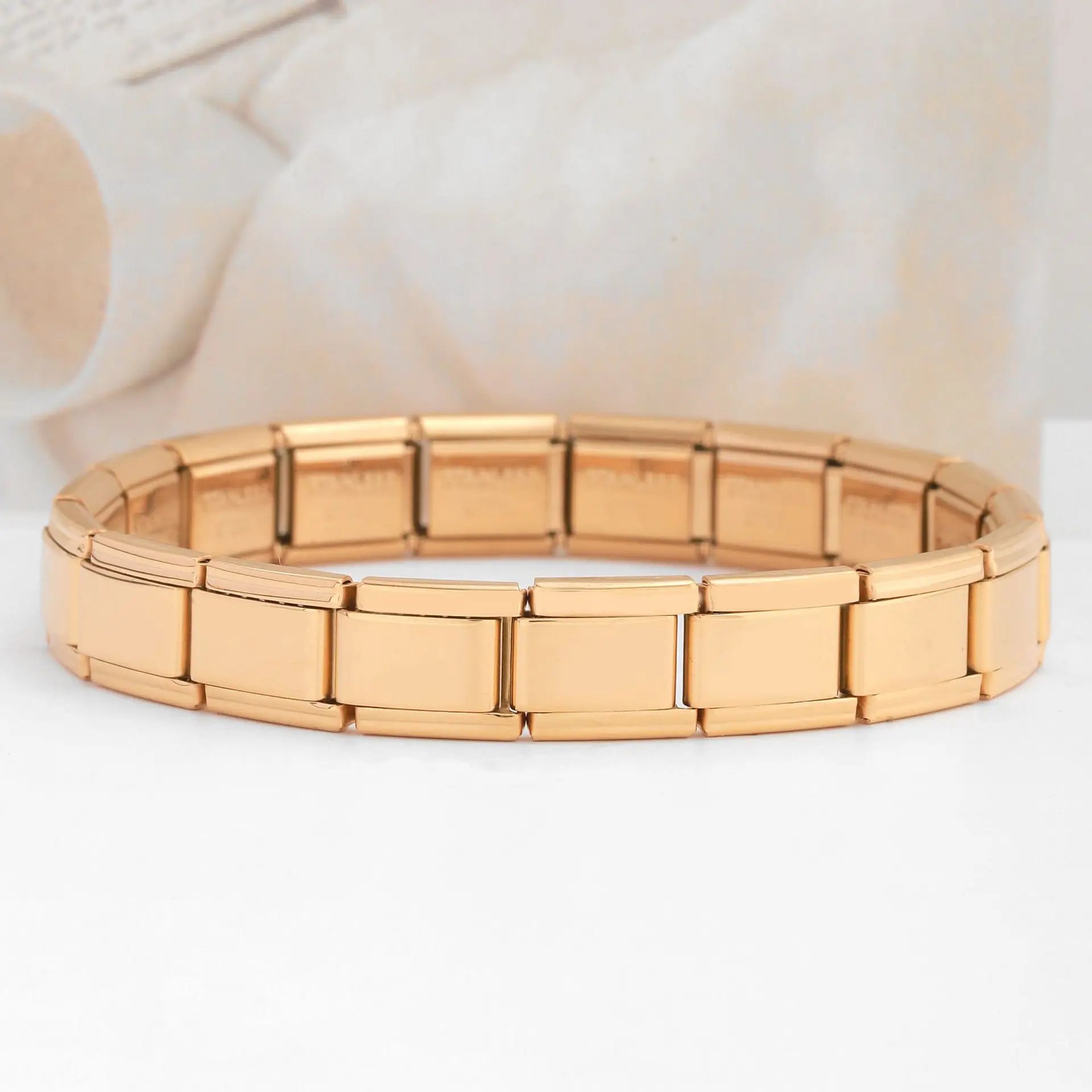 Italian Square Link Bracelet