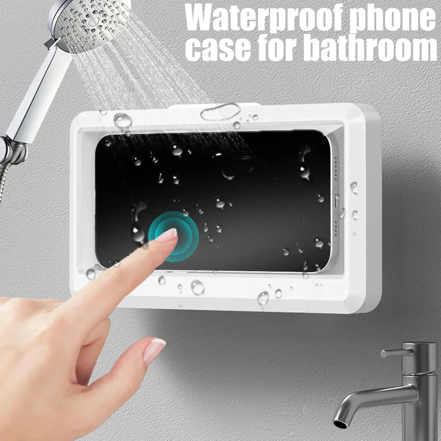 Waterproof Wall-Mount Phone Holder