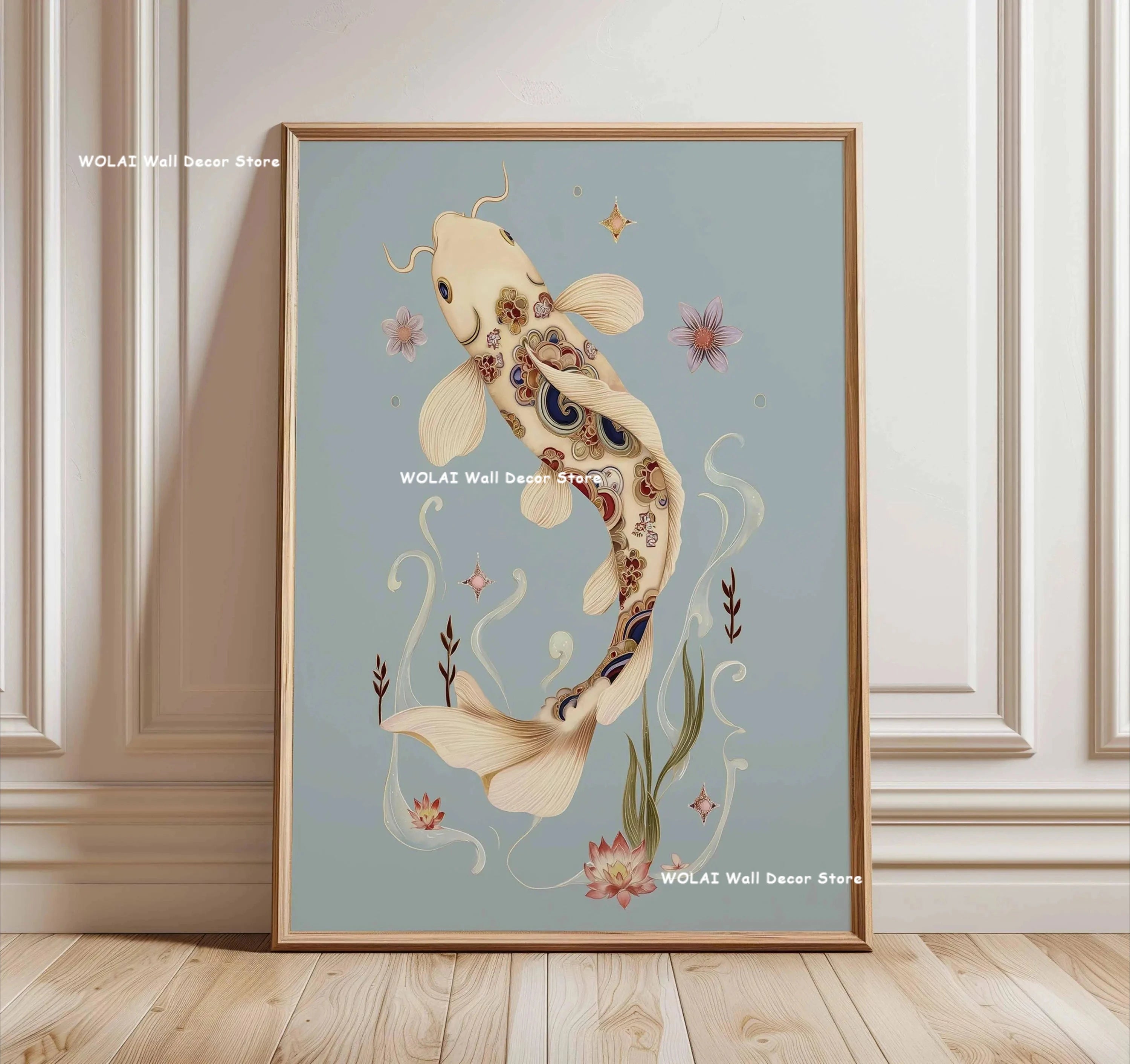 Zen Koi Forest Canvas Wall Art