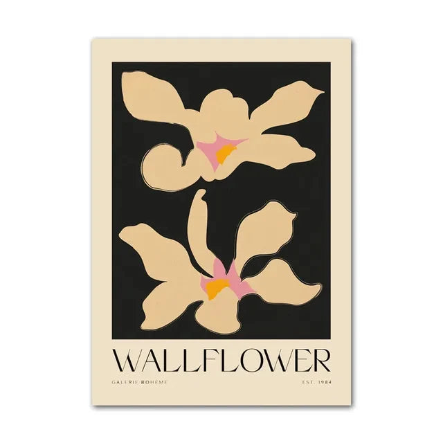 Minimalist Lemon Vase Wall Art