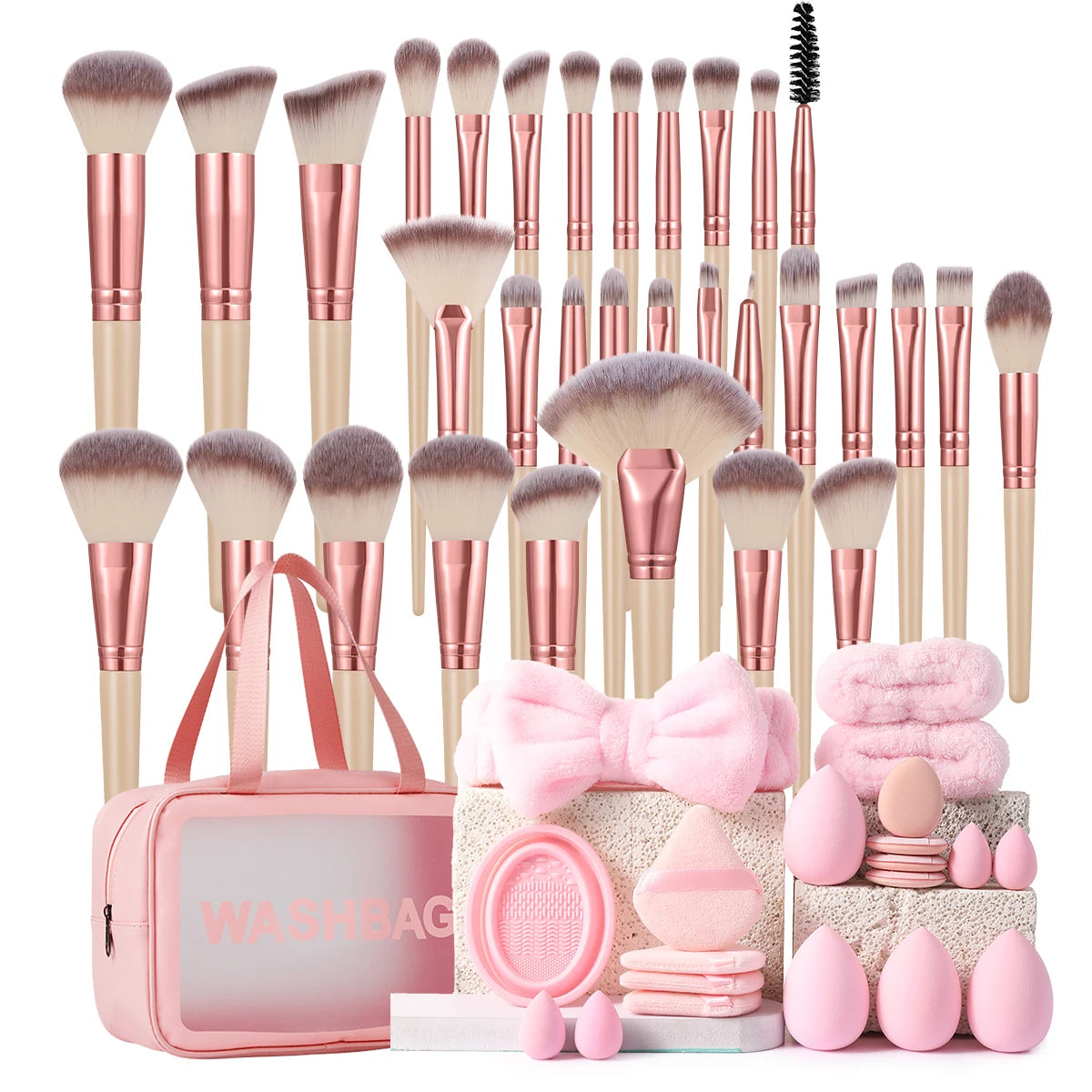 53-Piece Makeup Kit with Bag