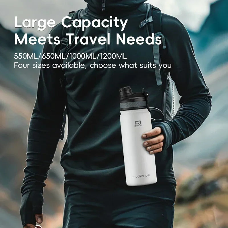 ROCKBROS Insulated Sports Water Bottle
