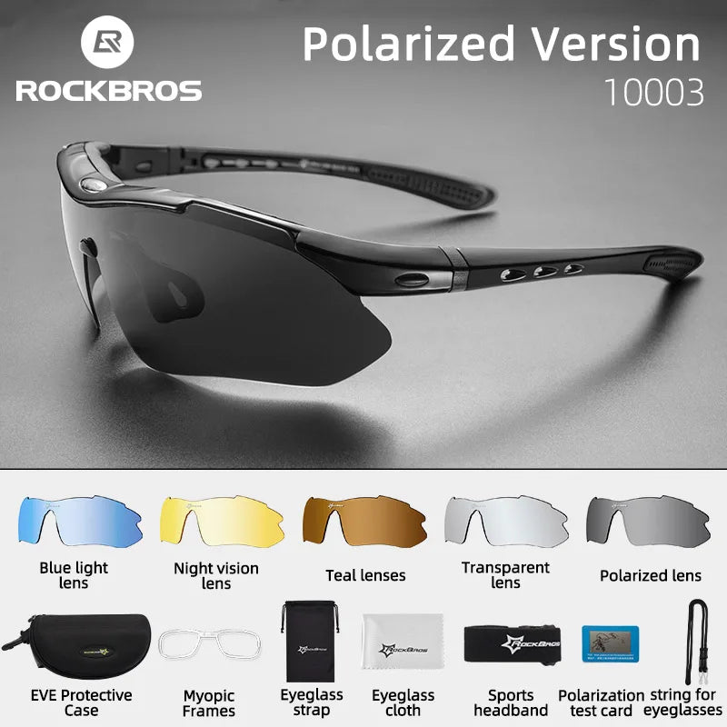 ROCKBROS Polarized Cycling Sunglasses