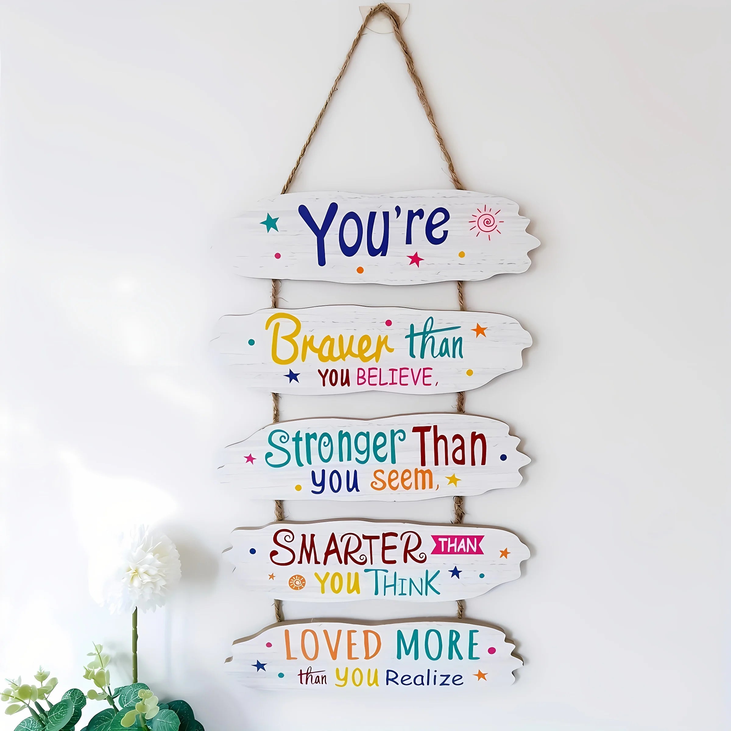 Wooden Inspirational Wall Art