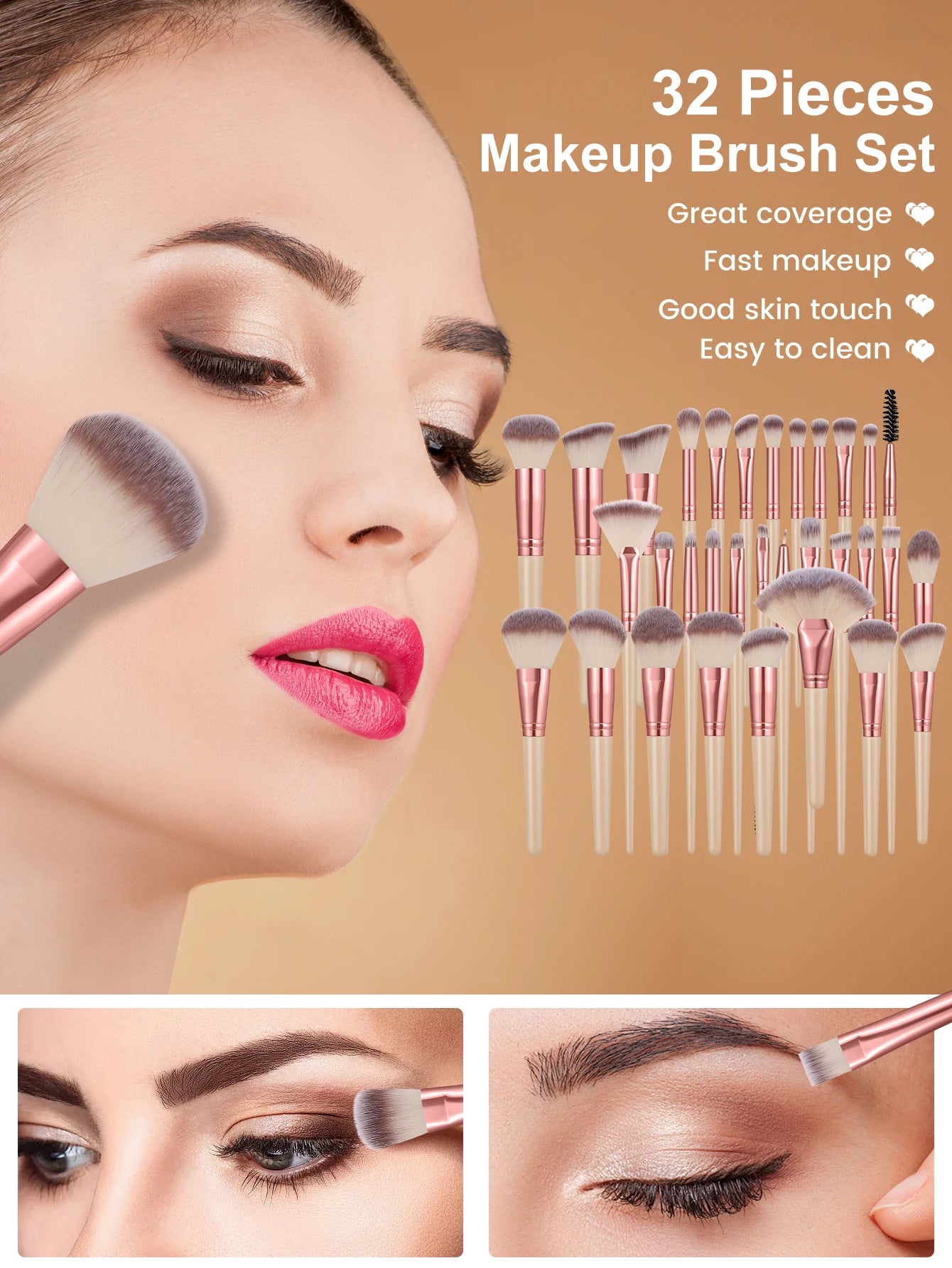 53-Piece Makeup Kit with Bag