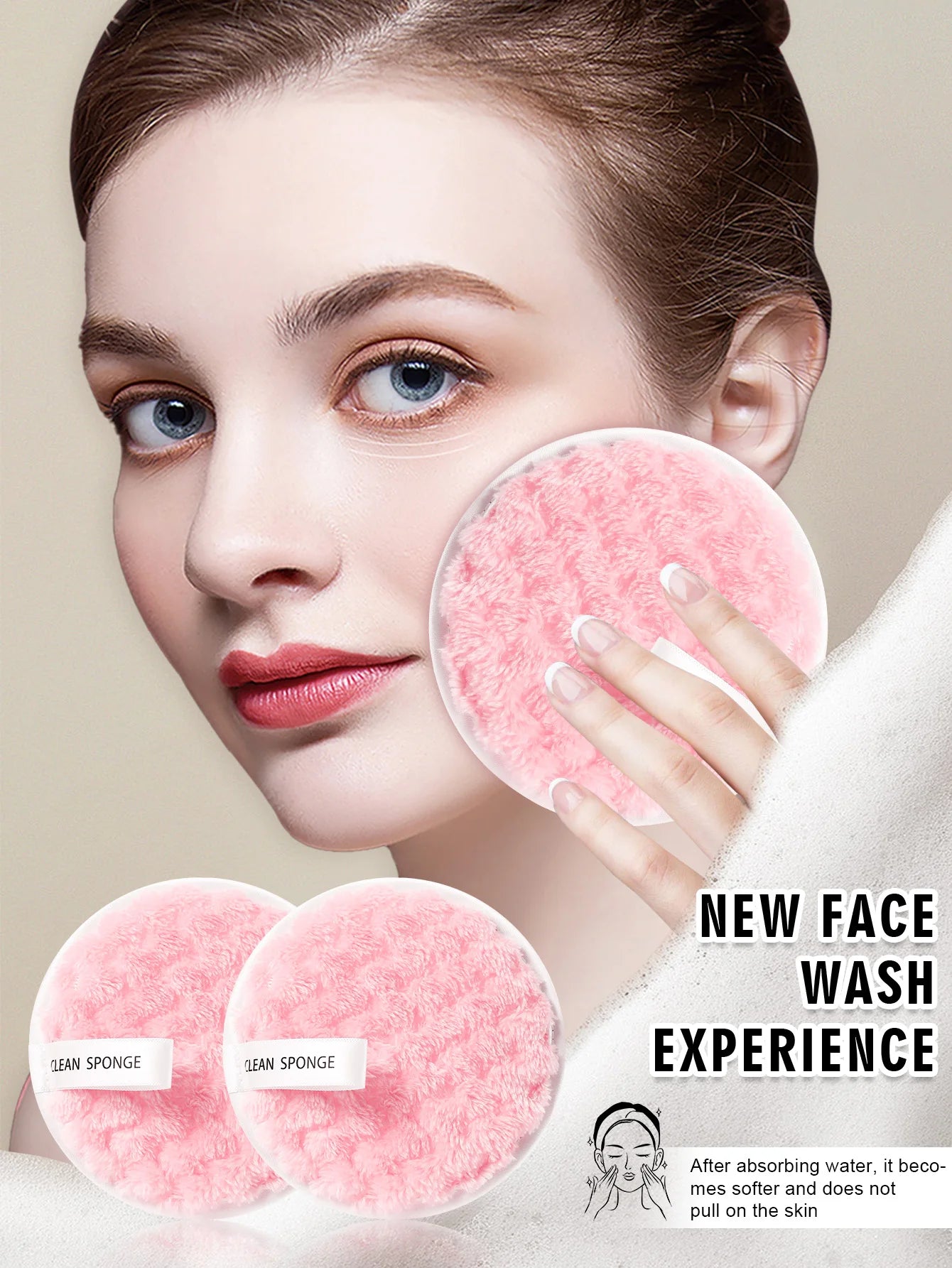 68-Piece Makeup Set with Sponges