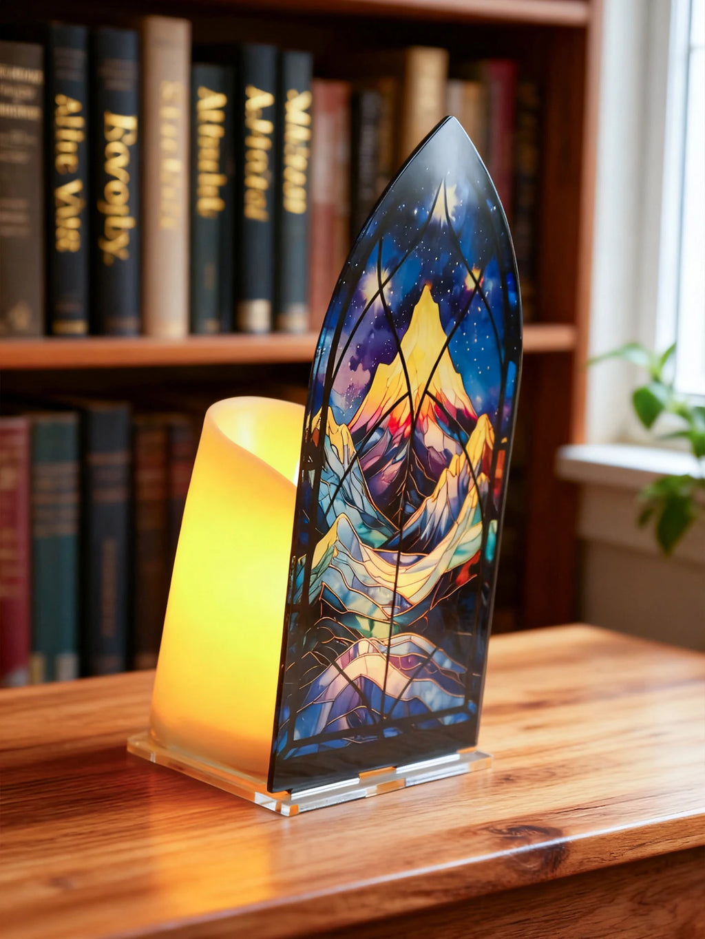 Acrylic Celestial Arch Candle Holder