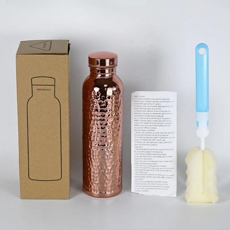 800ml Copper Sports Water Bottle