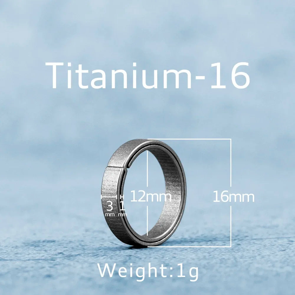 Titanium Flat Key Organizer