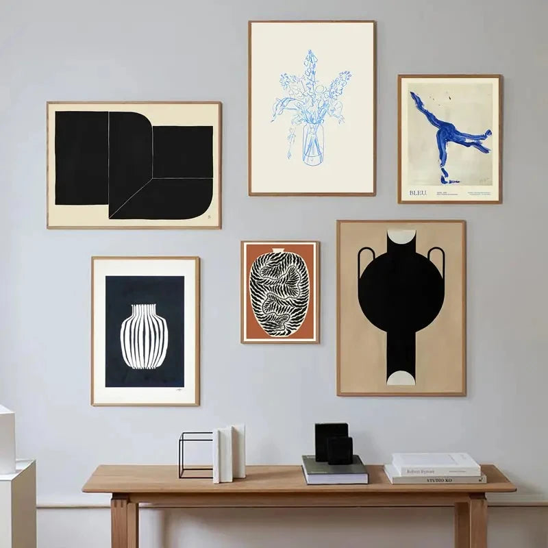 Minimalist Lemon Vase Wall Art
