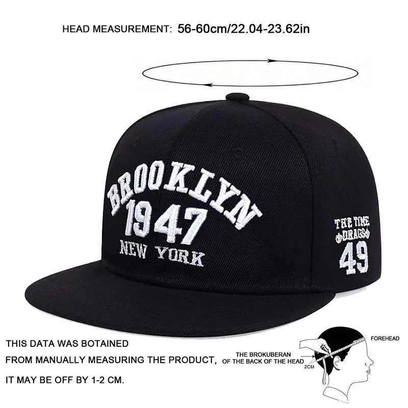 BROOKLYN Embroidered Baseball Cap