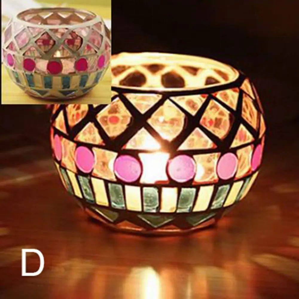 Moroccan Mosaic Votive Holder