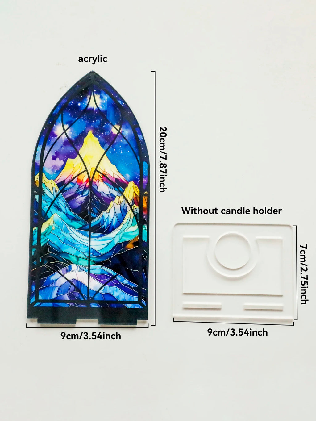 Acrylic Celestial Arch Candle Holder
