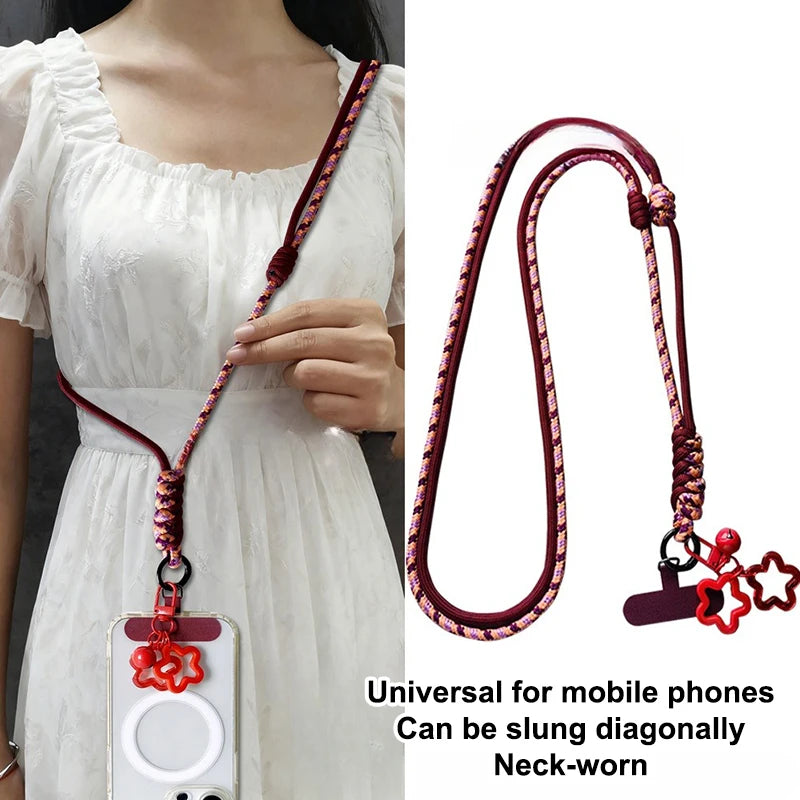 Braided Crossbody Phone Lanyard