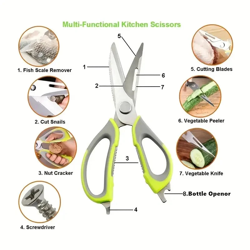 7-in-1 Kitchen Scissors