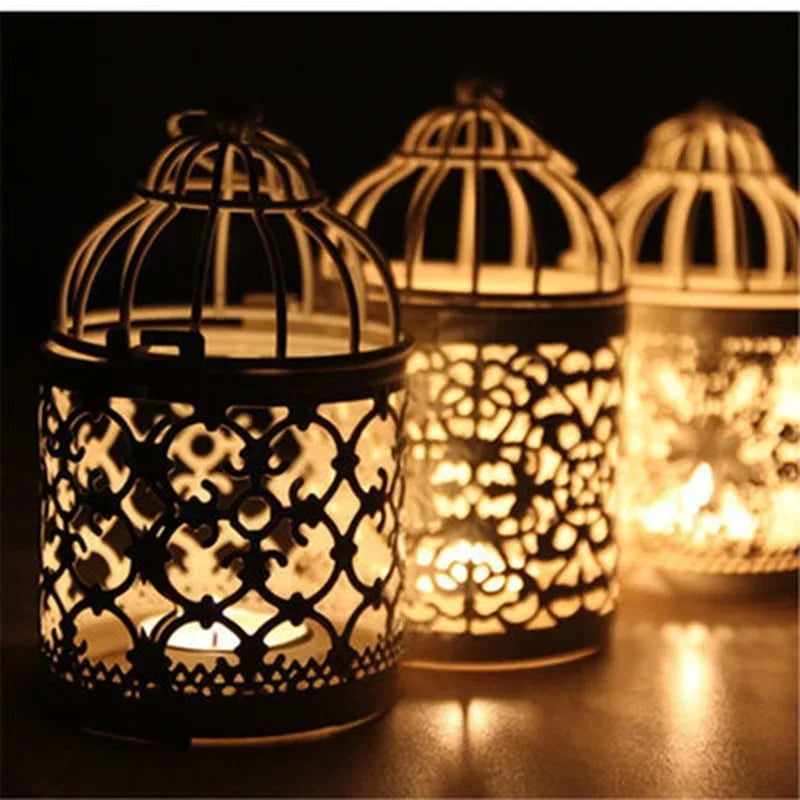 Vintage Birdcage Candle Lantern