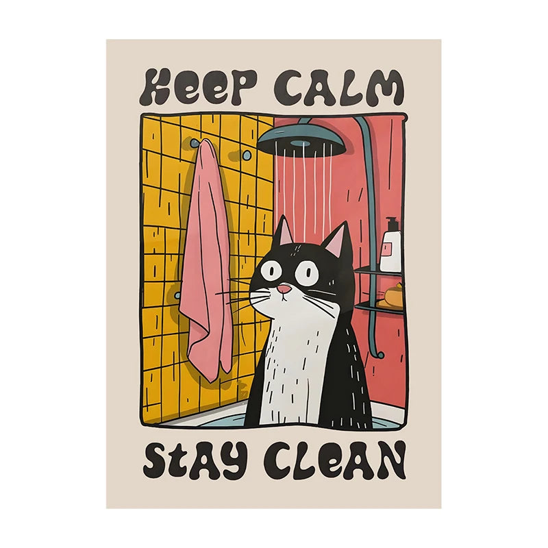 Cat Chef Kitchen Canvas Art